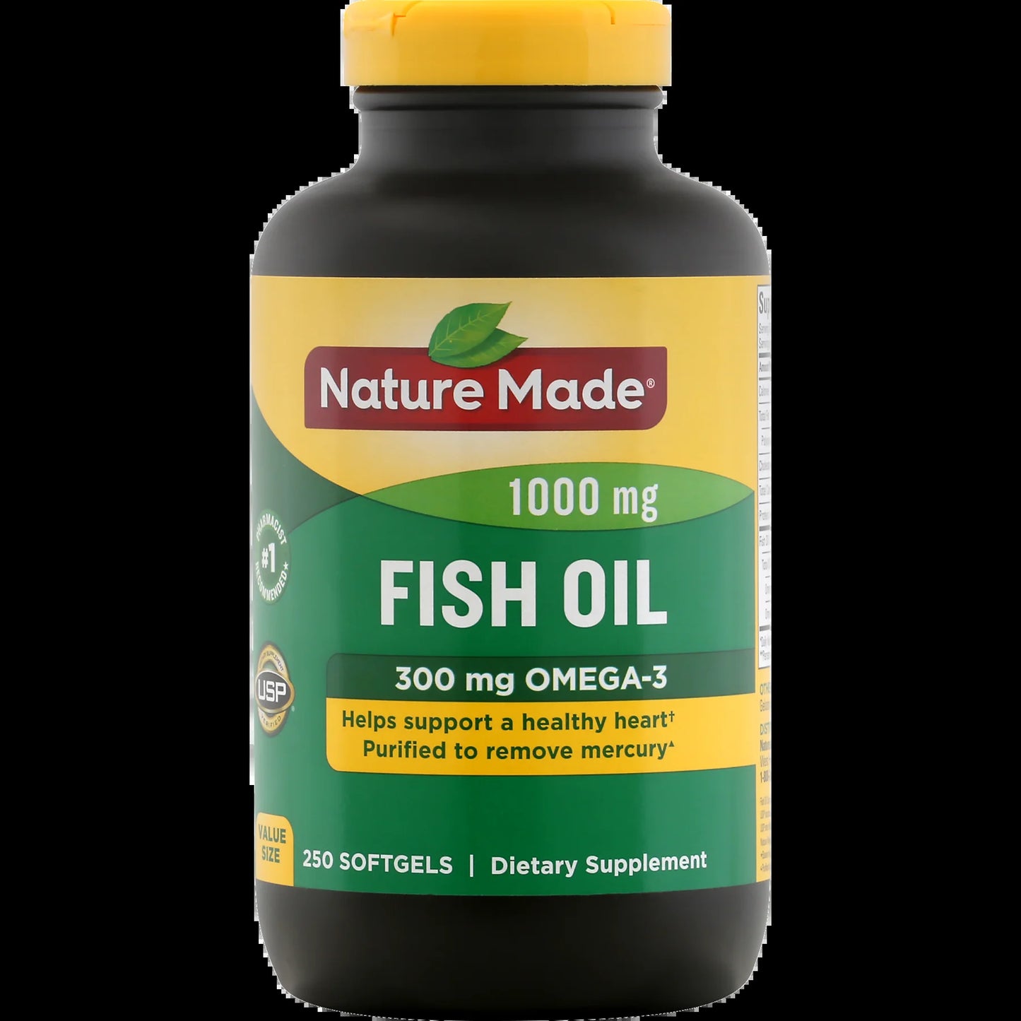 Fish Oil 1,000 Mg 250 Sgels