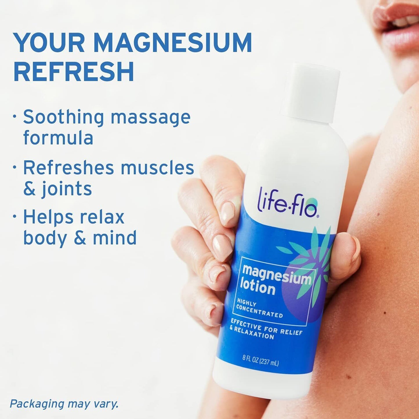 Life-Flo Magnesium Lotion W/Concentrated Magnesium Chloride | Calms &