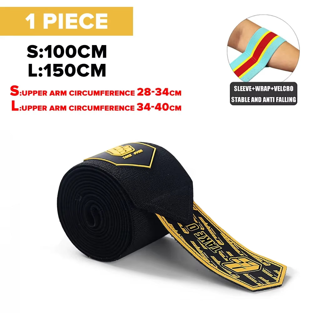 1PC PSIII 150Cm Premium Elbow Pads Wrap Strap Bandage Brace Support Gym Fitness Sport Protecter for Weightlifting Bench Press