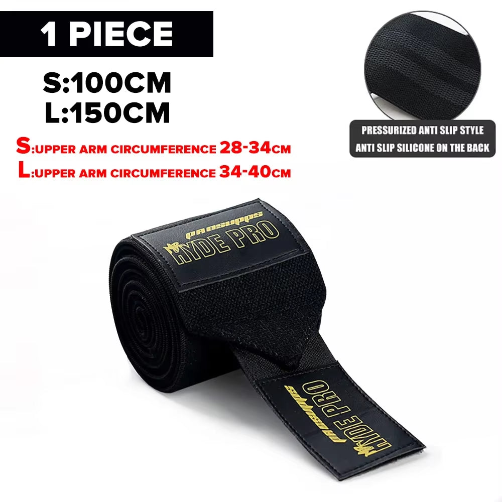 1PC PSIII 150Cm Premium Elbow Pads Wrap Strap Bandage Brace Support Gym Fitness Sport Protecter for Weightlifting Bench Press