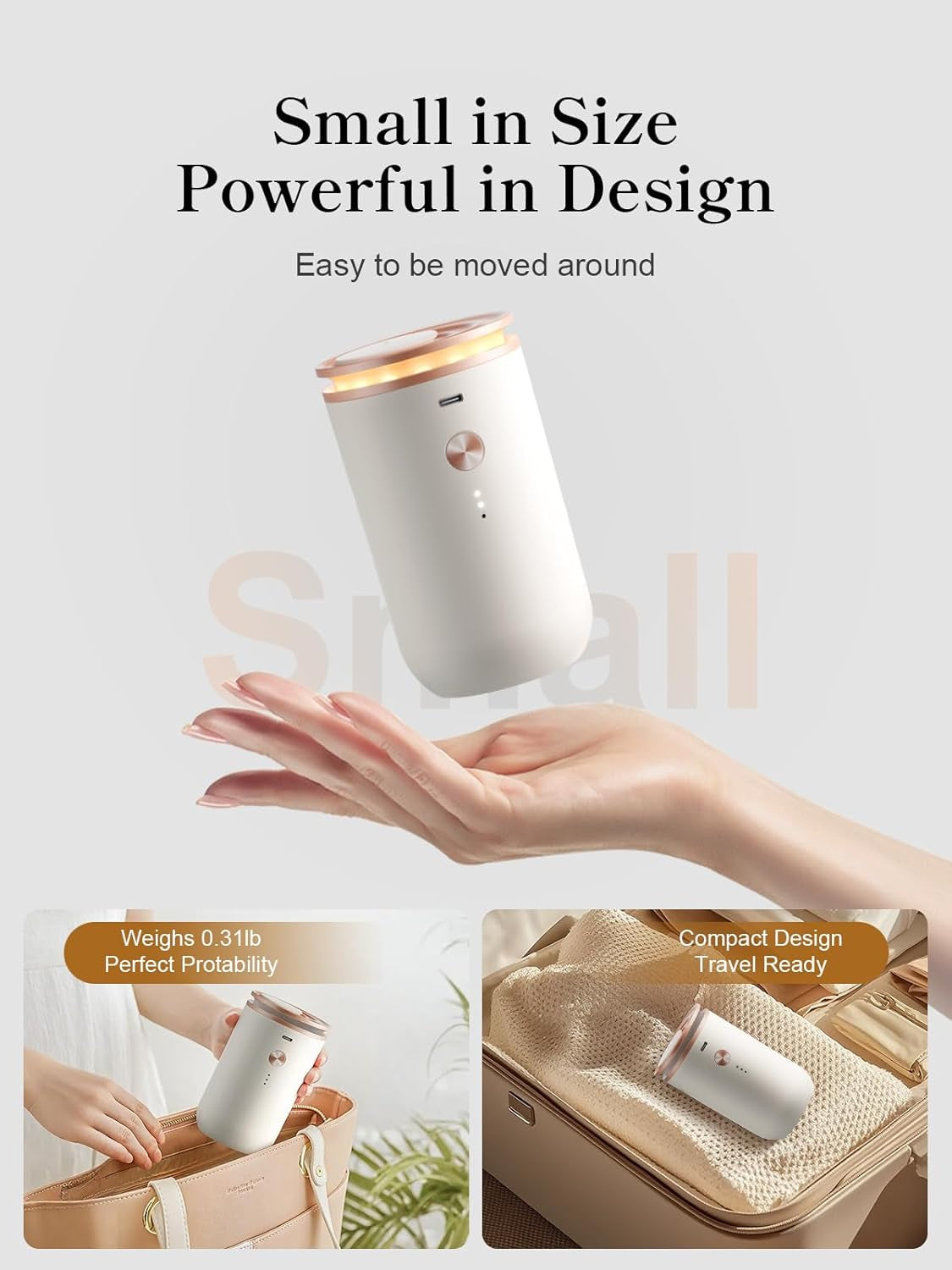 Waterless Diffusers for Home, Ultrasonic Atomization, Quiet Design, 1000 Sq. Ft Coverage, Small Diffuser for Large Space, Auto Off, Essential Oil Diffuer Air Fresheners