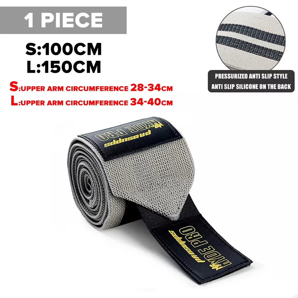 1PC PSIII 150Cm Premium Elbow Pads Wrap Strap Bandage Brace Support Gym Fitness Sport Protecter for Weightlifting Bench Press