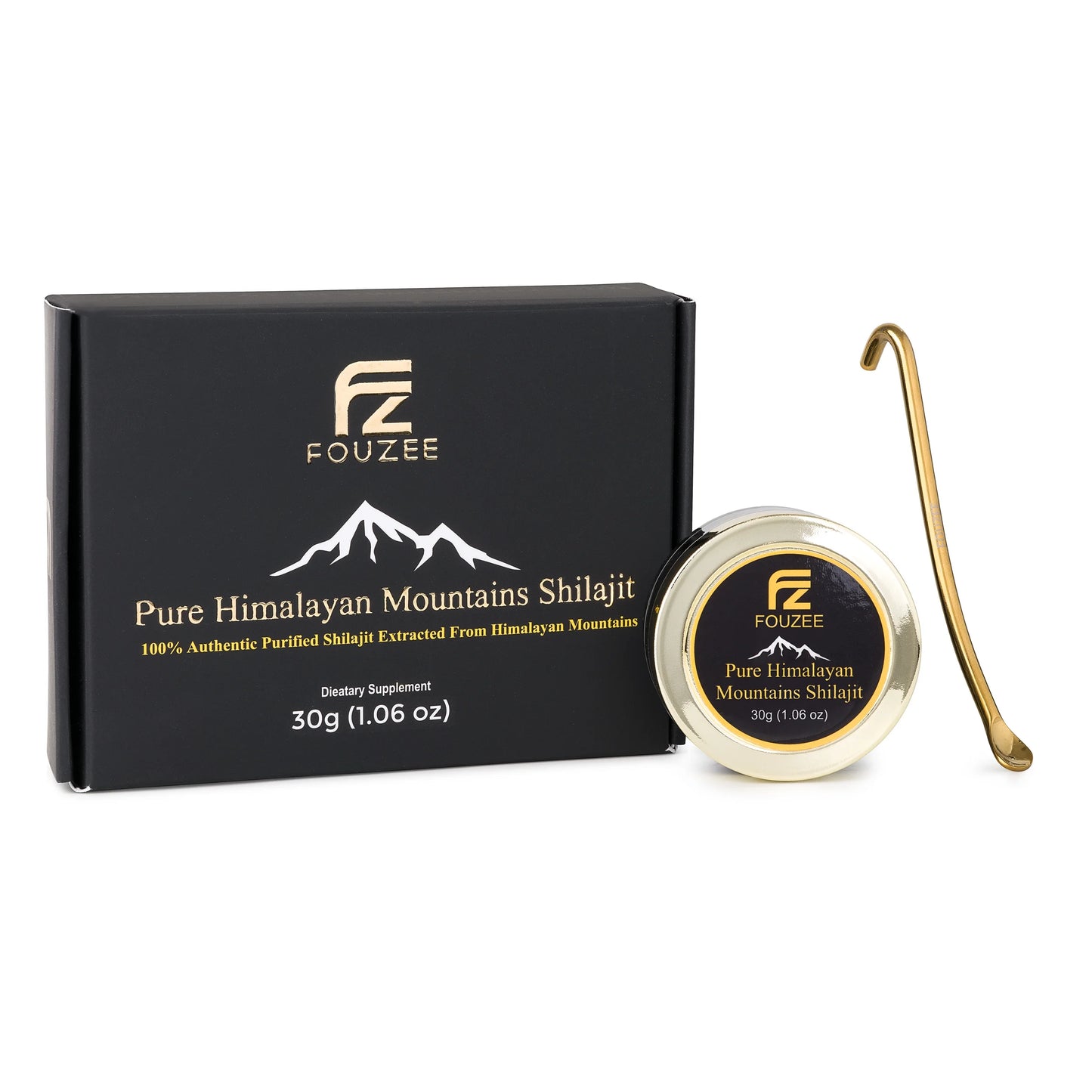 Pure Himalayan Mountains Shilajit - Authentic Hard Consistency, 10 Gram