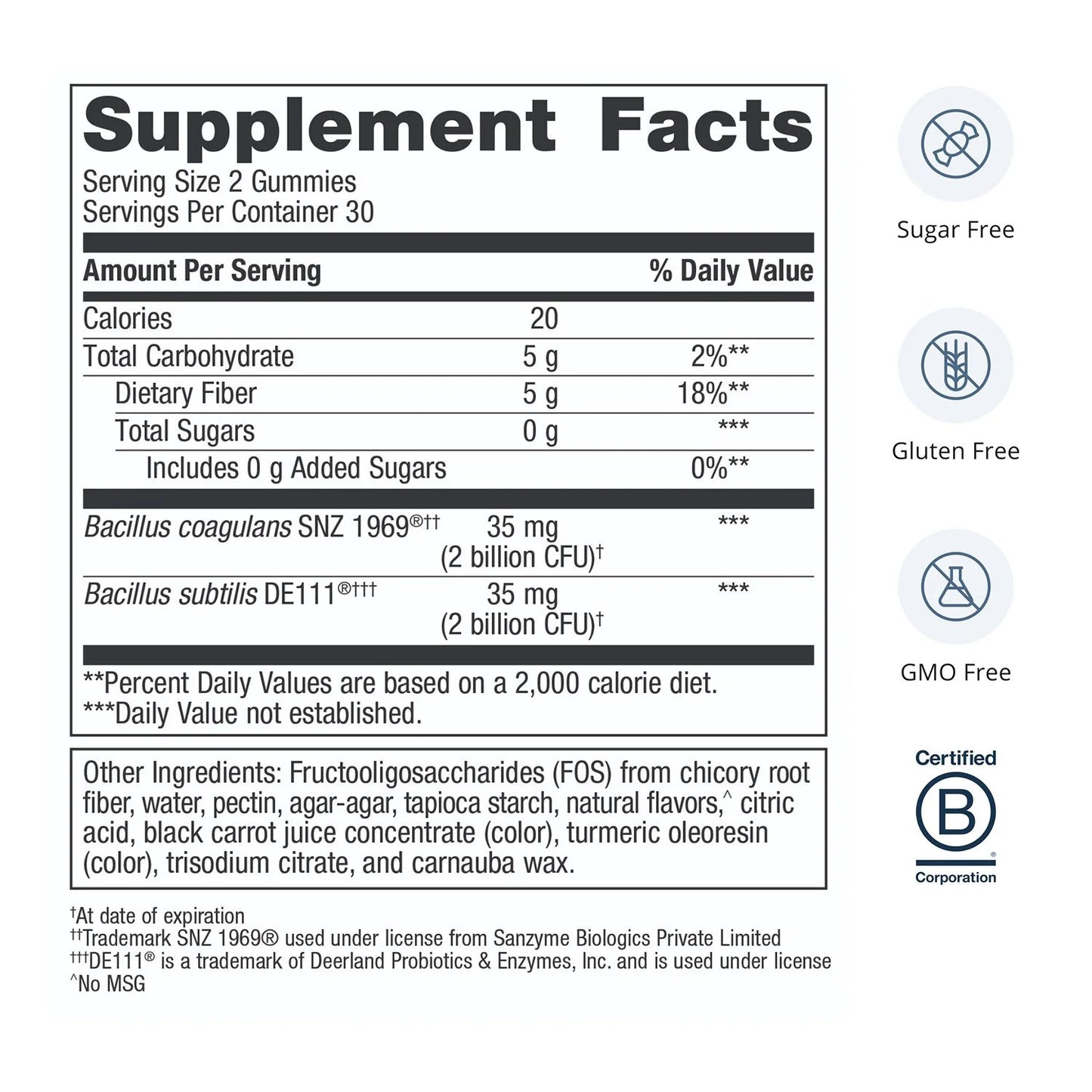 - Ultraflora 3 in 1 Daily Probiotic Supplement to Support Gut and Immune Health for Adults and Children* - 60 Gummies