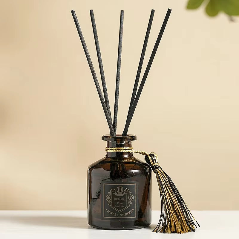Aromeasy 200Ml Reed Diffuser Sets Homestay Hotel Bathroom Rattan Aromatherapy Glass Diffuser Air Freshener Home Fragrance
