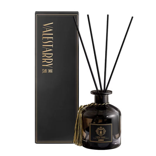 Aromeasy 200Ml Reed Diffuser Sets Homestay Hotel Bathroom Rattan Aromatherapy Glass Diffuser Air Freshener Home Fragrance