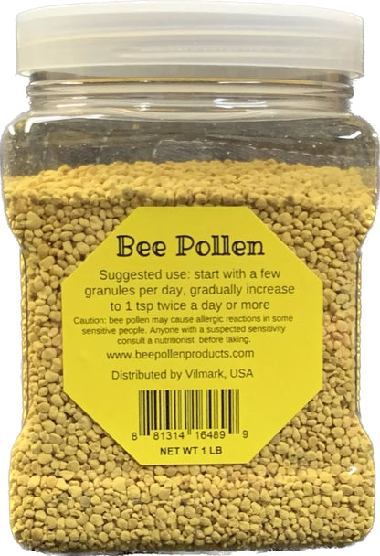 BEE POLLEN 100% Pure Natural Bee Pollen Granules 1 Lb FDA Certified