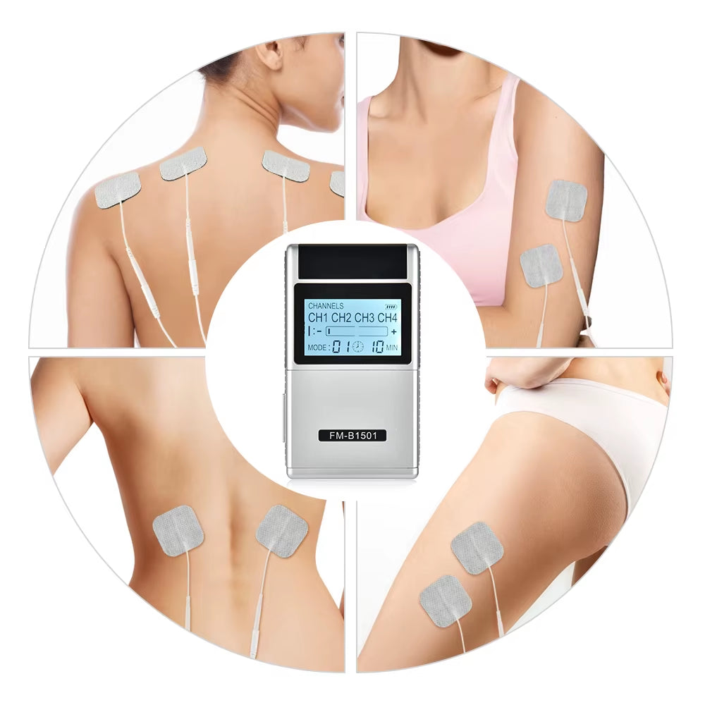15 Modes EMS Electric Muscle Stimulator TENS Physiotherapy Pulse Full Body Massager Machine Pain Relief Health Care Device