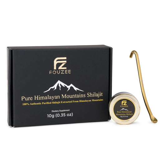 Pure Himalayan Mountains Shilajit - Authentic Hard Consistency, 10 Gram