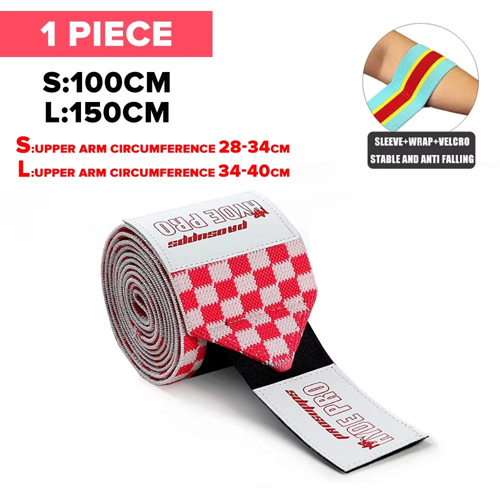 1PC PSIII 150Cm Premium Elbow Pads Wrap Strap Bandage Brace Support Gym Fitness Sport Protecter for Weightlifting Bench Press