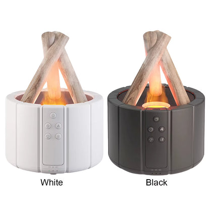 250Ml Bonfire Aromatherapy Essential Oil Diffuser Night Light Ultrasonic Aroma Diffuser with Remote Control Cool Mist Humidifier