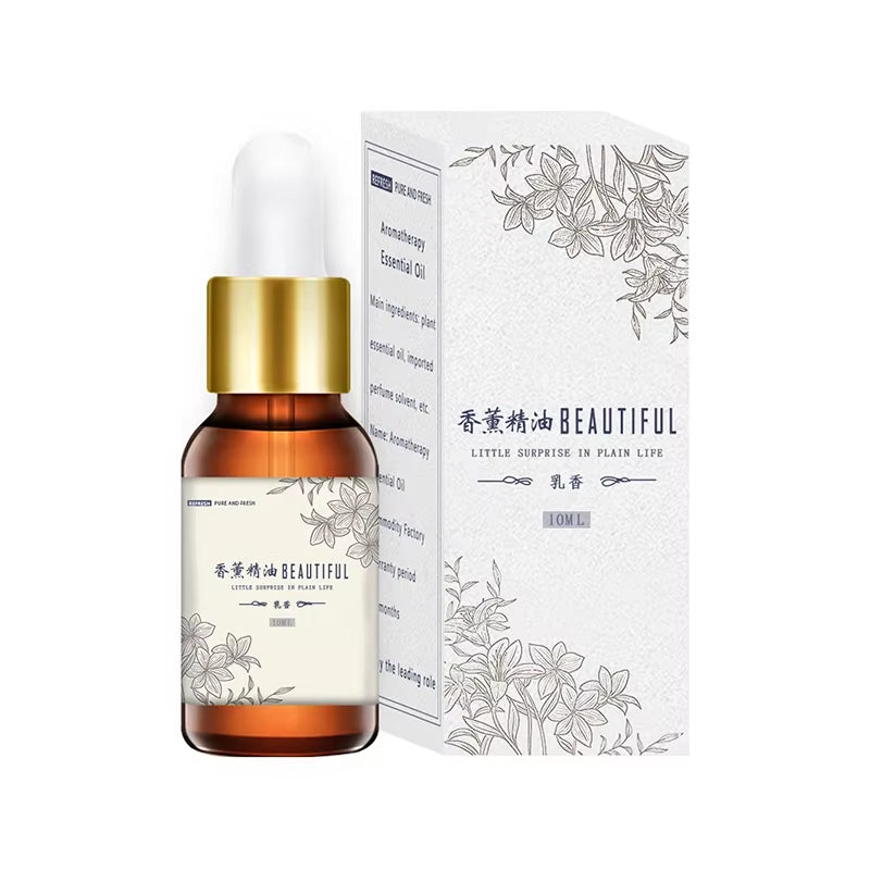 10ML Essential Oil,Diffuser Humidifier Massage Candle Hair Care Bergamot Clove Sandalwood Greentea Fruity Cherry Mango Blueberry