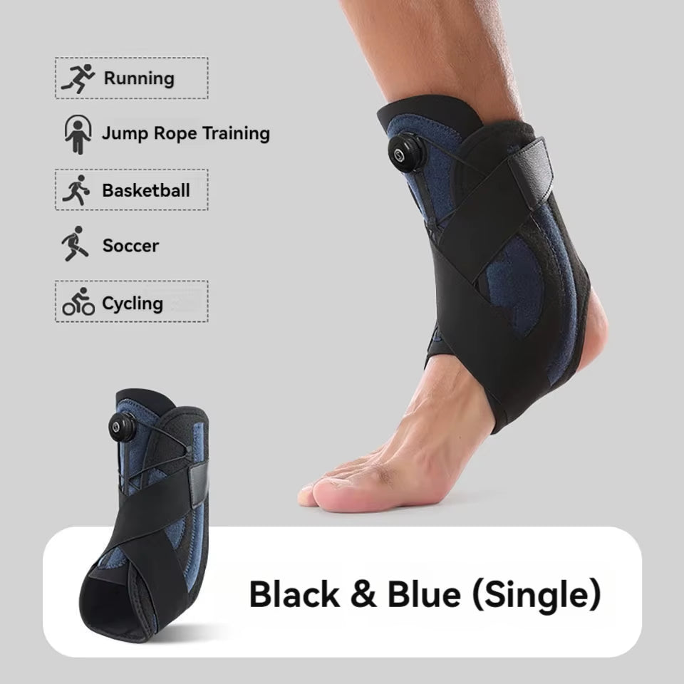 1Pcs Sport Ankle Protectors Pressurized Support Fixed Rehabilitation Adjustment Anti-Break Foot Joint Protectors Sprain Recovery