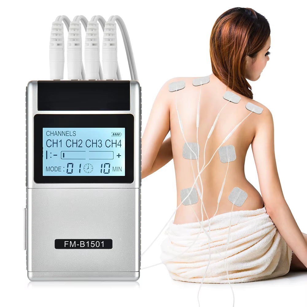 15 Modes EMS Electric Muscle Stimulator TENS Physiotherapy Pulse Full Body Massager Machine Pain Relief Health Care Device