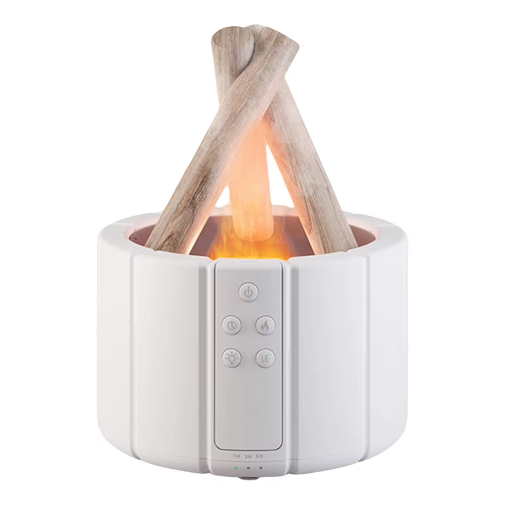 250Ml Bonfire Aromatherapy Essential Oil Diffuser Night Light Ultrasonic Aroma Diffuser with Remote Control Cool Mist Humidifier