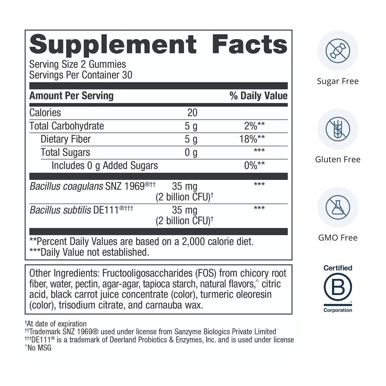 - Ultraflora 3 in 1 Daily Probiotic Supplement to Support Gut and Immune Health for Adults and Children* - 60 Gummies
